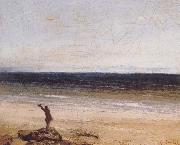 Gustave Courbet The Sea at Palavas Spain oil painting artist